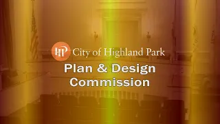 Plan & Design Commission Meeting - 04-10-2024