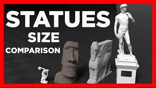 STATUES | 3D Full-Scale Sizes 🗿