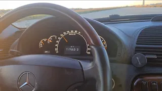 Mercedes Cl w215 Amg  Tuned 0-100kmh in 5 seconds