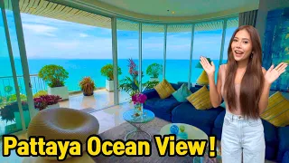 Touring a Beautiful Pattaya Beachfront Ocean View Condo | 238SQM Unit, 377SQM Penthouse