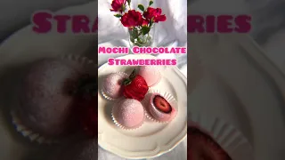 Chocolate Covered Strawberry Mochi Tutorial