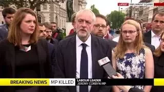 Corbyn Speaks At Vigil For Jo Cox