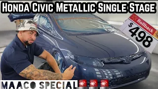 $10k paint job vs economical DIY "NOT" a tutorial just entertainment. Honda Civic Maaco paint job