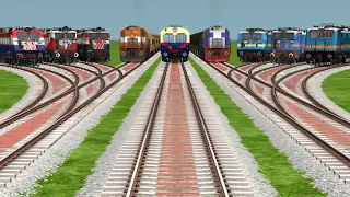 9️⃣ Railgadi Crossings Quick Line By Line Railraod Crossings Track // train simulator 2024