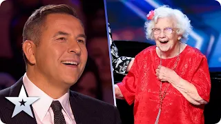 The LOVELIEST audition ever?! Fall in LOVE with 96-year-old Nora Barton! | Auditions | BGT 2020