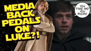 Luke Skywalker HATING Media BACKPEDALS on The Mandalorian and The Last Jedi?!