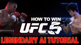 How to win against Legendary AI - UFC 5 Tips & Tricks