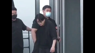 Jungkook going out of BANG BANG CON Venue