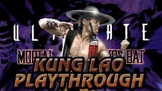 Ultimate Mortal Kombat 3 Arcade Kung Lao Playthrough @720p 60fps