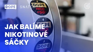 Jak balíme nikotinové sáčky | výroba DOPE a SNATCH | nicomania.cz