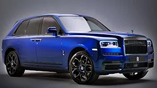 New Rolls Royce Cullinan Black Badge Blue Shadow Private Collection revealed - Ultra Luxury SUV!