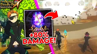 80% DAMAGE INCREASE!! NEW BASE KING'S HOLY RELIC SHOWCASE! | Seven Deadly Sins: Grand Cross