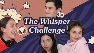 The Whisper Challenge with the Sibbies! 🎧 | Janine Gutierrez