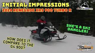 2024 Renegade X-RS 900R Initial Thoughts | Better Then The Gen4 900? | She is a Ski Dangler!