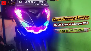 Cara Pasang Lampu Devil Eyes dan Alis Beat Deluxe 2022