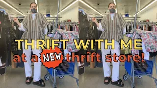 COME THRIFT WITH ME// THRIFTING AT A NEW THRIFT STORE