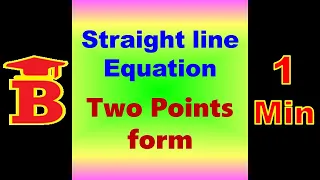 Two Points line Equation
