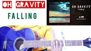 Falling - Oh Gravity Guitar Tutorial / Picking Guitar Lesson /Falling Guitar Chords.