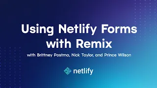 Using Netlify Forms with Remix