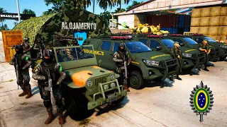 EXÉRCITO BRASILEIRO A MAIOR E MAIS REALISTA BASE DO BRASIL | GTA 5 POLICIAL