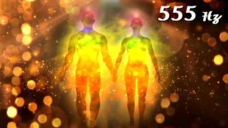 555 Hz Frecuencia Pura Aura Dorada, Sanación Cambio Positivo Limpiar el Aura Atraer Energía Positiva