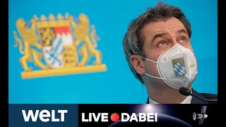 LIVE DABEI: Briefing von Markus Söder zu Corona-Mutationen und der Infektionslage in Bayern