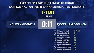 Кызылорда каласы Чемпионат 2024ж Улытау обл Костанай обл 1 тайм