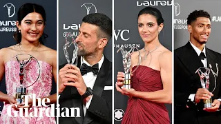 Laureus sport awards: Djokovic, Bonmatí, Bellingham and Trew claim trophies