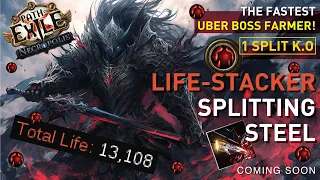 This【LIFE Stacker Build】is dealing ridiculous DPS! The Perfect Uber Boss FARMER | Coming Soon 3.24