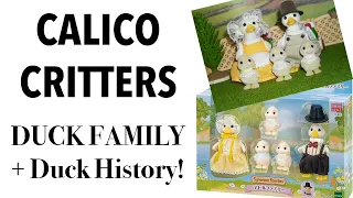 Calico Critters DUCK FAMILY 🐥 unboxing + Ducklings and a look at VINTAGE Sylvanian Families ducks!