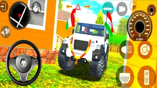 Dollar Song Sidhu Moose Wala White Mahindra Thar 😈✌️offroad Village Driving Simulator 3d game play