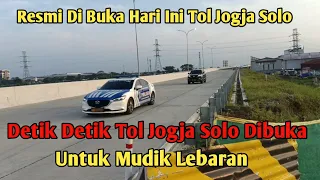 RESMI DI BUKA TOL JOGJA SOLO UNTUK MUDIK LEBARAN BEGINI KEADAAN NYA