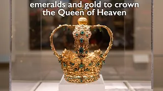 Emeralds and gold to crown the Queen of Heaven