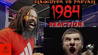 1984 - Slaughter to Prevail METAL DRUMMER REACTS #slaughtertoprevail #alexterrible