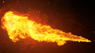 Make a Realistic Flamethrower in Blender - Iridesium