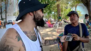 Saying YES to Every Beach Vendor in Phuket, Thailand 🇹🇭 (Patong Beach)