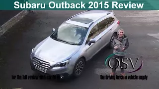 Subaru Outback 2015 In-Depth Review