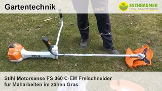 Stihl Motorsense FS 360 C-EM Freischneider für Mäharbeiten im zähen Gras