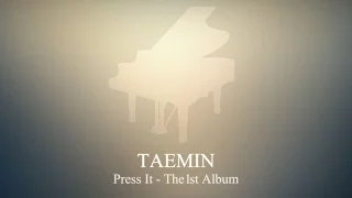 TAEMIN piano cover medley (Drip Drop/Press Your Number/Soldier)