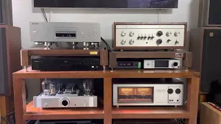 Pioneer PD-70AE with Luxman