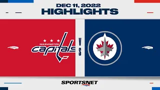 NHL Highlights | Capitals vs. Jets - December 11, 2022
