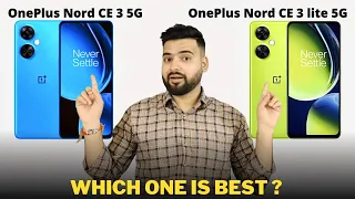 OnePlus Nord CE 3 vs OnePlus Nord CE 3 Lite - Full Comparison | Should I invest for Nord CE 3 ??🤔