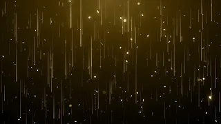 Particles Gold Glitter Awards Dust Abstract Background Loop