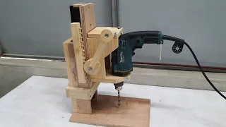 Build a Drill Press Machine | Handmade Drill stand