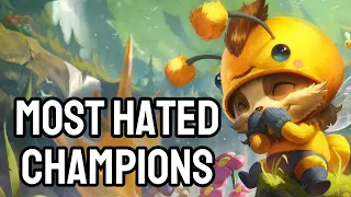 Most Hated Champions in League Of Legends