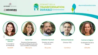 Sommet de la Transformation durable 2022 - LES LEVIERS D'INNOVATION AU SERVICE DE LA TRANSFORMATION