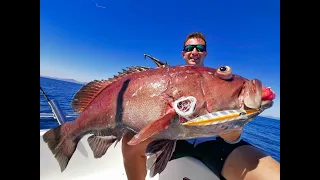 Dropping GIANT Jigs For DEEP SEA GROUPERS! (Insane Slow Pitch Jigging in Mexico)