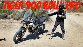 TRIUMPH TIGER 900 Rally Pro Off-road Test Ride And First Impression In Mojave At Get On! Adv Fest