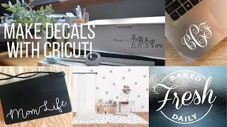 How to Make Decals with Cricut / Cricut Maker, Explore Air 2