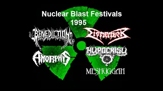Dismember/Amorphis/ Hypocrisy/ Meshuggah/ Benediction Nuclear Blast Festivals 1995